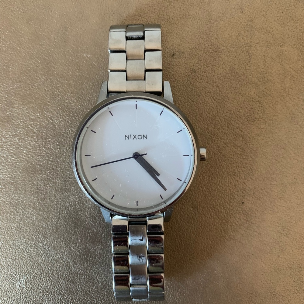 Nixon stainless steel watch